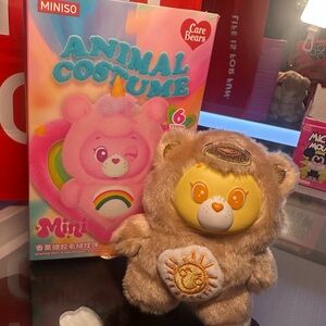 Care Bears Mini Brown Sun Bear Plush – Tan & Yellow